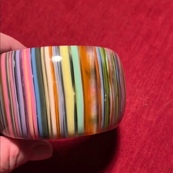 Sobral Colorful Resin Bangle - Picture 4 of 8